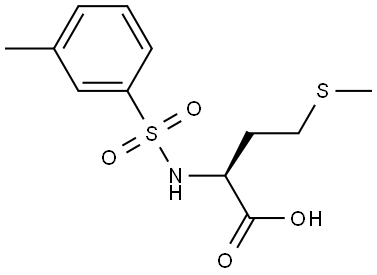 (M-TOLYLSULFONYL)METHIONINE 结构式