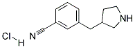 3-(3-CYANOBENZYL) PYRROLIDINE HCL 结构式