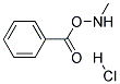 Benzoic acid N-hydroxymethylamine ester hydrochloride 结构式
