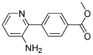 METHYL 4-(3-AMINO-2-PYRIDINYL)BENZENECARBOXYLATE 结构式