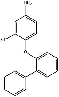 4-([1,1'-BIPHENYL]-2-YLOXY)-3-CHLOROPHENYLAMINE 结构式