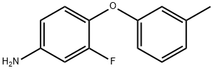 3-氟-4-(间甲苯氧基)苯胺 结构式