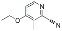 4-Ethoxy-3-methyl-pyridine-2-carbonitrile 结构式