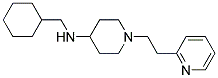 N-(CYCLOHEXYLMETHYL)-1-(2-PYRIDIN-2-YLETHYL)PIPERIDIN-4-AMINE 结构式
