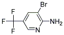 6-AMINO-5-BROMO-3-(TRIFLUOROMETHYL)PYRIDINE 结构式