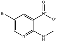 5-BROMO-2-METHYLAMINO-3-NITRO-4-PICOLINE 结构式