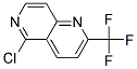 5-CHLORO-2-(TRIFLUOROMETHYL)-1,6-NAPHTHYRIDINE 结构式