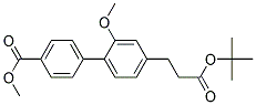 4'-(2-TERT-BUTOXYCARBONYL-ETHYL)-2'-METHOXY-BIPHENYL-4-CARBOXYLIC ACIDMETHYL ESTER 结构式