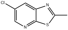 6-氯-2-甲基噻唑并[5,4-B]吡啶 结构式