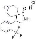 4-(2-(TRIFLUOROMETHYL)PHENYL)-2,8-DIAZASPIRO[4.5]DECAN-1-ONE HYDROCHLORIDE 结构式