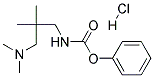 PHENYL N-[3-(DIMETHYLAMINO)-2,2-DIMETHYLPROPYL]CARBAMATE HYDROCHLORIDE 结构式