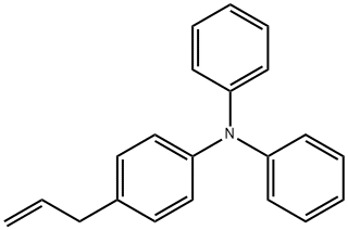(4-烯丙基苯基)二苯胺 结构式