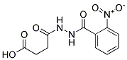 4-[N'-(2-Nitro-benzoyl)-hydrazino]-4-oxo-butyric acid 结构式