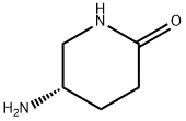 (S)-5-AMINOPIPERIDIN-2-ONE 结构式