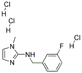 (3-FLUORO-BENZYL)-(1-METHYL-1H-IMIDAZOL-2-YL)-AMINE TRIHYDROCHLORIDE 结构式