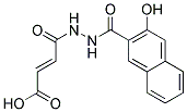 4-[N'-(3-HYDROXY-NAPHTHALENE-2-CARBONYL)-HYDRAZINO]-4-OXO-BUT-2-ENOIC ACID 结构式
