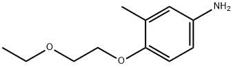 4-(2-ETHOXYETHOXY)-3-METHYLANILINE 结构式