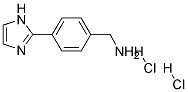 4-(1H-IMIDAZOL-2-YL)-BENZYLAMINE 2HCL 结构式