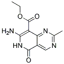 ETHYL 7-AMINO-2-METHYL-5-OXO-5,6-DIHYDROPYRIDO[4,3-D]PYRIMIDINE-8-CARBOXYLATE 结构式