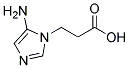 3-(5-AMINO-IMIDAZOL-1-YL)-PROPIONIC ACID 结构式