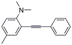 DIMETHYL-(4-METHYL-2-PHENYLETHYNYL-PHENYL)-AMINE 结构式