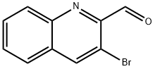3-溴喹啉-2-甲醛 结构式