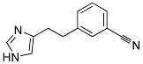 3-[2-(1H-Imidazol-4-yl)-ethyl]-benzonitrile 结构式