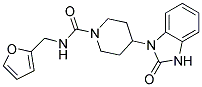 N-(2-FURYLMETHYL)-4-(2-OXO-2,3-DIHYDRO-1H-BENZIMIDAZOL-1-YL)PIPERIDINE-1-CARBOXAMIDE 结构式