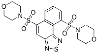 5,9-Bis(morpholin-4-ylsulfonyl)naphtho[1,2-c][1,2,5]thiadiazole 结构式