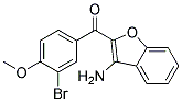 (3-AMINO-1-BENZOFURAN-2-YL)(3-BROMO-4-METHOXYPHENYL)METHANONE 结构式