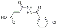 4-[N'-(3-CHLORO-BENZOYL)-HYDRAZINO]-4-OXO-BUT-2-ENOIC ACID 结构式