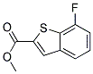 METHYL 7-FLUORO-1-BENZOTHIOPHENE-2-CARBOXYLATE 结构式