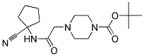 4-[(1-CYANO-CYCLOPENTYLCARBAMOYL)-METHYL]-PIPERAZINE-1-CARBOXYLIC ACID TERT-BUTYL ESTER 结构式