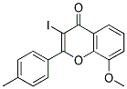 3-IODO-8-METHOXY-2-P-TOLYL-CHROMEN-4-ONE 结构式