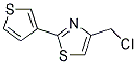 4-(CHLOROMETHYL)-2-THIEN-3-YL-1,3-THIAZOLE 结构式