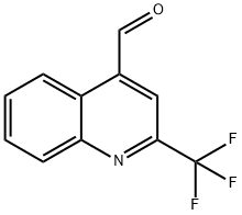 2-三氟甲基喹啉-4-甲醛 结构式