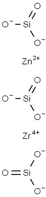 ZINC ZIRCONIUM SILICATE 结构式