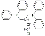 双[(二苯基膦基)甲基]胺二氯化钯(II),聚合物键合型 结构式