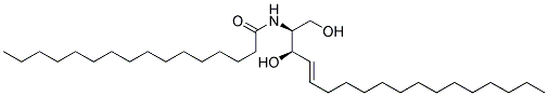 (2S,3R,4E)-N-PALMITOYL SPHINGOSINE 结构式