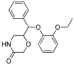 (2RS,3RS)-6-[A-(2-ETHOXYPHENOXY)BENZYL]MORPHOLIN-3-ONE 结构式