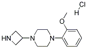 3-[4-(METHOXYPHENYL)PIPERAZINYL]AZETIDINE HYDROCHLORIDE 结构式