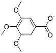 3,4,5-TRIMETHOXYBENZOATE 结构式