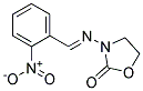 3-[(2-Nitro-benzylidene)-amino]-oxazolidin-2-one 结构式
