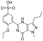 3-(4,7-DIHYDRO-1-METHYL-7-OXO-3-PROPYL-1H-PYRAZOLO[4,3-D]PYRIMIDIN-5-YL)-4-ETHOXY-BENZENESULFONIC ACID 结构式