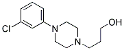 3-[4-(3-CHLOROPHENYL)PIPERAZIN-1-YL]PROPANOL 结构式