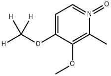 3,4-DIMETHOXY-2-METHYLPYRIDINE N-OXIDE-D3 结构式