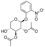 2'-NITROPHENYL 2,3-DI-O-ACETYL-B-D-XYLOPYRANOSIDE 结构式