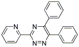 3-(2-PYRIDYL)-5,6-DIPHENYL-1,2,4-TRIAZINE DEPOSITED ON AMBERLITED-2 结构式