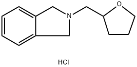 2-((四氢呋喃-2-基)甲基)异二氢吲哚盐酸盐 结构式
