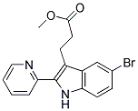 METHYL 3-(5-BROMO-2-PYRIDIN-2-YL-1H-INDOL-3-YL)PROPANOATE 结构式